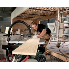 Metabo TS 254 Table Saw - Powerful 1700W with Battery and Charger Not Included - Premium Cutting Performance